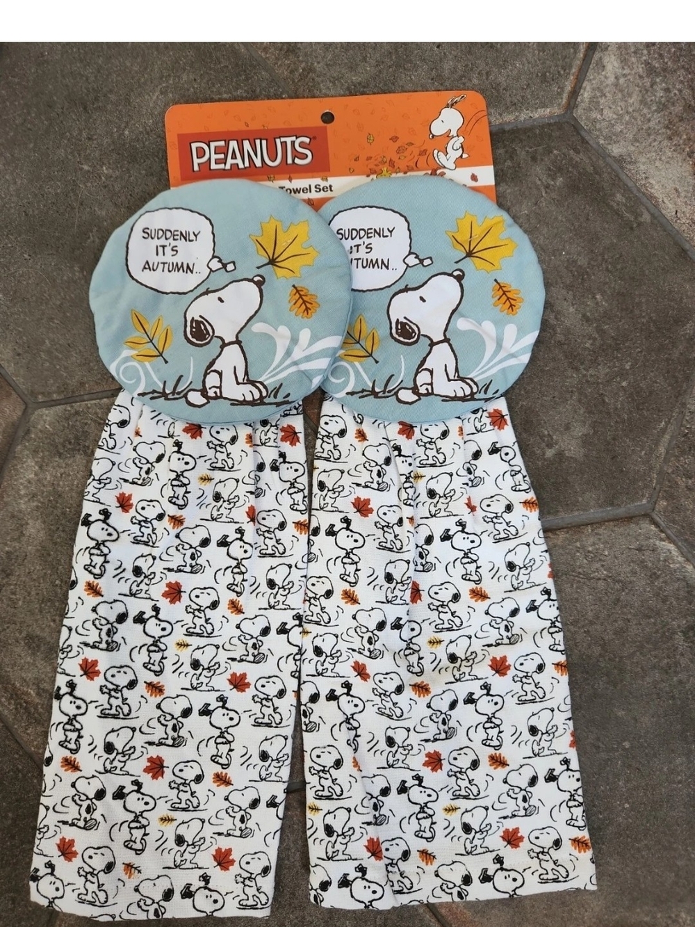 Peanuts Snoopy Fall Kitchen Towel Set